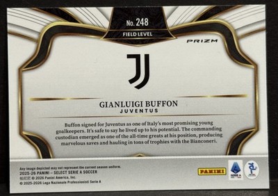 2025-26 Panini Select Serie A Juventus Gianluigi Buffon Field
