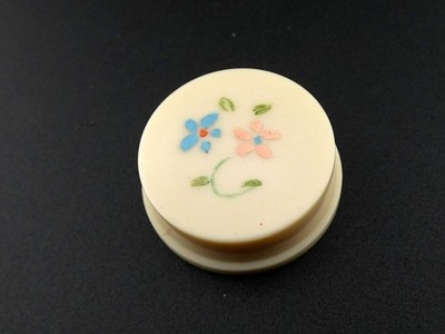 Vintage Auvergne After Five Solid Cream Perfume Travel Compact Springfield Mass