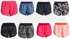 New Under Armour Women's Fly By 2.0 Printed Shorts Pick Size  Color