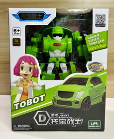 Color Box Tobot Transform Car Action Doll MINI Warrior Car Children's Gift
