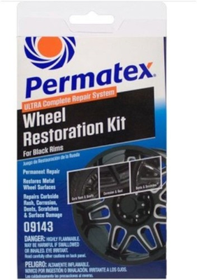 #ad Permatex Wheel Restoration Kit Black Metal Surface Repair 09143 $22.99