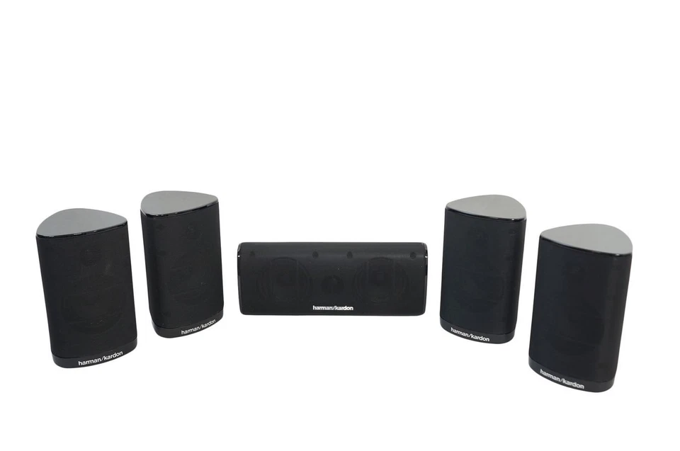 ✅5x Harman Kardon SAT-TS15 Lautsprecher Boxen Schwarz✅ - Bild 2 von 4