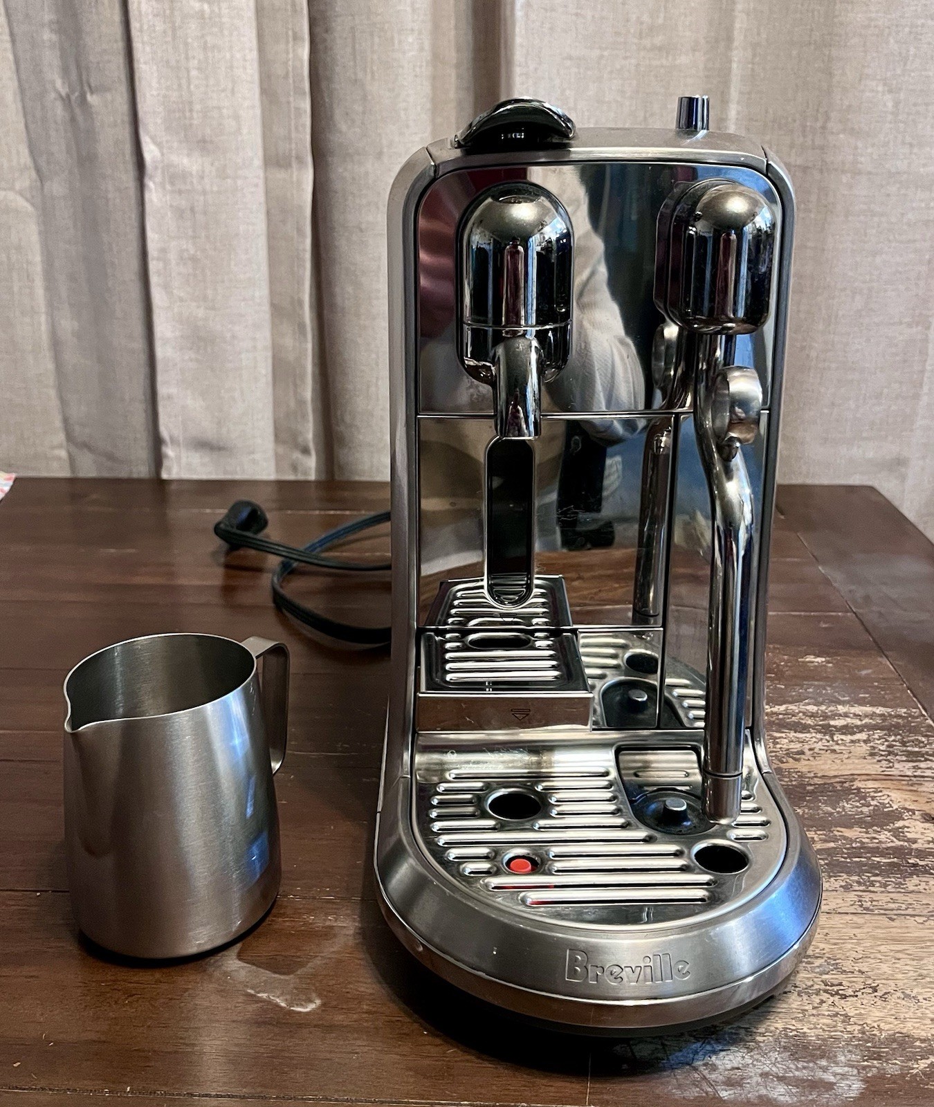 Breville Nespresso Creatista Plus Espresso Machine, Silver, Model BNE800 BSSUSC