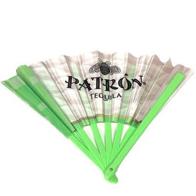 Patron Tequila Hand Fan Promo Swag Merchandise Bee Logo Promotional Giveaway
