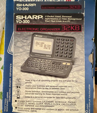 Vintage Sharp YO-300 Electronic Organizer 32KB - an original PDA-