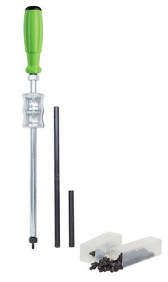 Kukko 222-S Seal Ring Removal Tool w/Sliding Hammer, 2 Ext, 650mm Length
