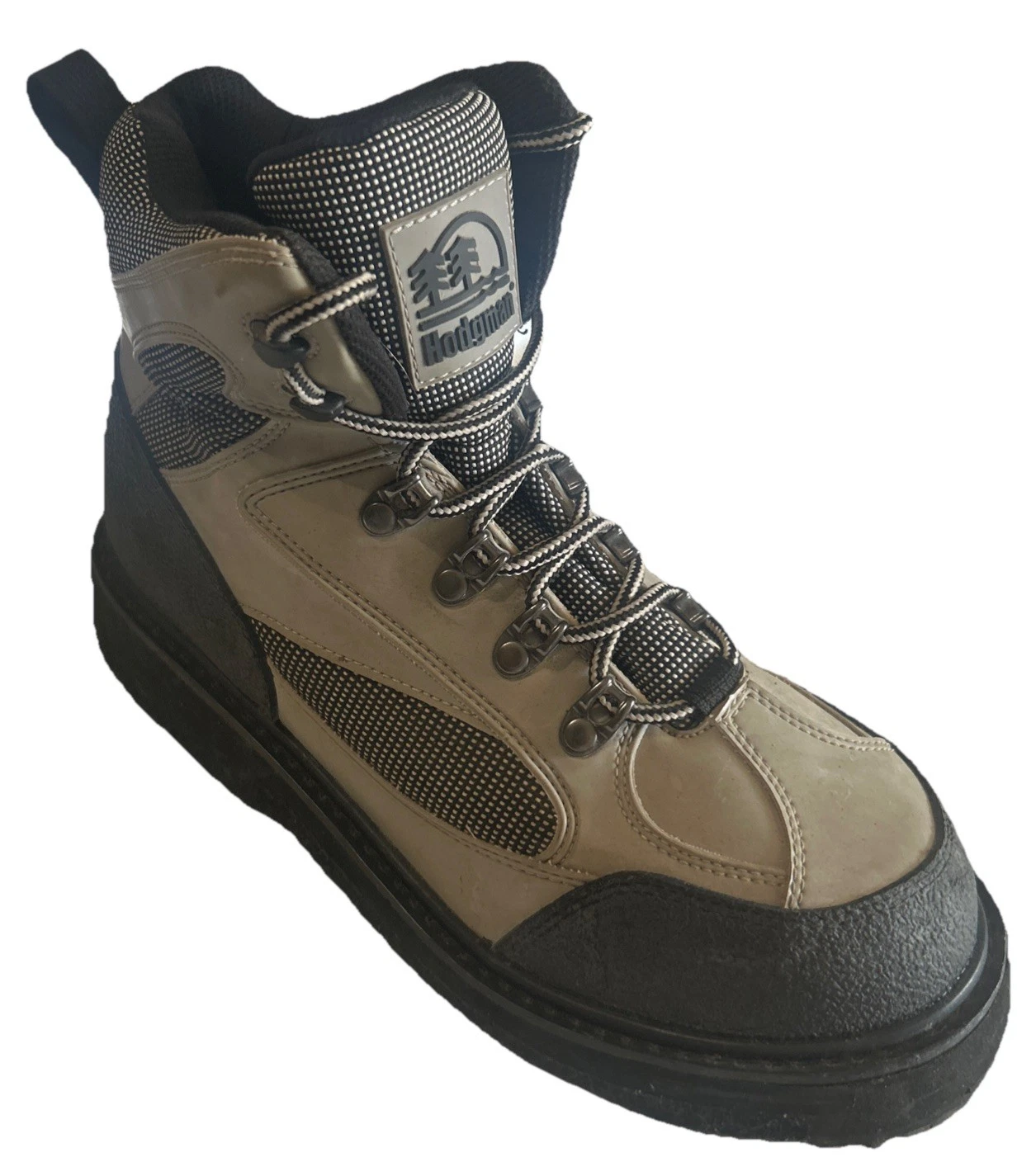 Hodgman H3 Felt Sole Wading Men’s 9 Boots Fishing Waders boots Gray Lace Up