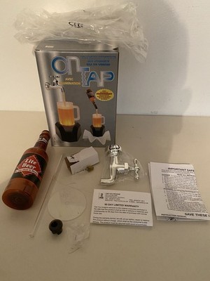 ON TAP Beer Light Optical Illusion Beer Pouring Bottle & Spout ACCESSORIES ONLY!
