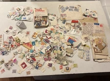 200+BIG LOT  Vintage Stamps Loose & Envelopes  Post Mark Huge Estate Collection