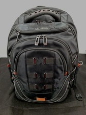 Samsonite Tectonic PFT Laptop Tablet Backpack Black/Red 17-Inch 4 Zip Pockets