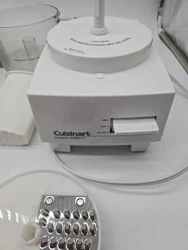 Cuisinart 3 Cup Food Processor DFP-3 Handy Prep Slice Shred Compact / Pre-owned - Picture 9 of 16