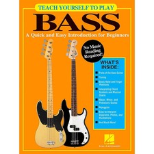 Hal Leonard Teach Yourself To Play Bass A Quick Easy Intro For Beginners