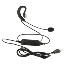 Call Center Monaural Büro Telefon Headset + Spiralkabel USB Stecker Für Avaya