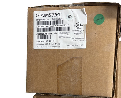 Commscope UNPA-U-10G-2U-48 Uniprise 10G Patch Panel