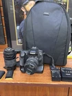 Canon EOS 80D with Grip + Two Lenses 18-35mm 55-250mm