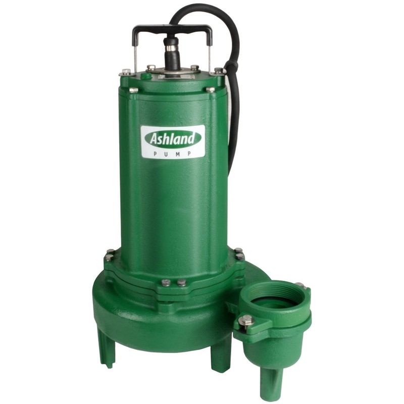 ASHLAND MANUAL SEWAGE PUMP SWF100M2-20, 1HP 230V 1PH