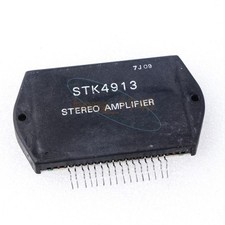 1PCS STK4913 SANYO SIP-ZIP Thick Film Hybid Circuit 2-Channel 50W Min NEW