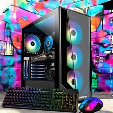 iBuyPower ARGB Gaming PC Desktop i7 12700 32GB 1TB SSD RTX 5060 Win11 WIFI 6
