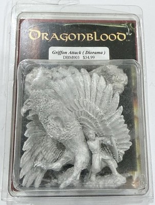 Dragonblood Griffon Attack Diorama DBM003 NIB Metal 28mm