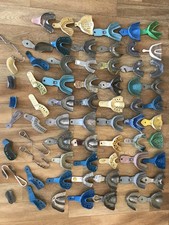 Lot Porte empreinte Plastique Métallique  Prothèse Dentaire