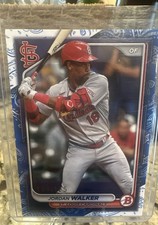 2024 Bowman - Jordan Walker #29 Blue Pattern /125