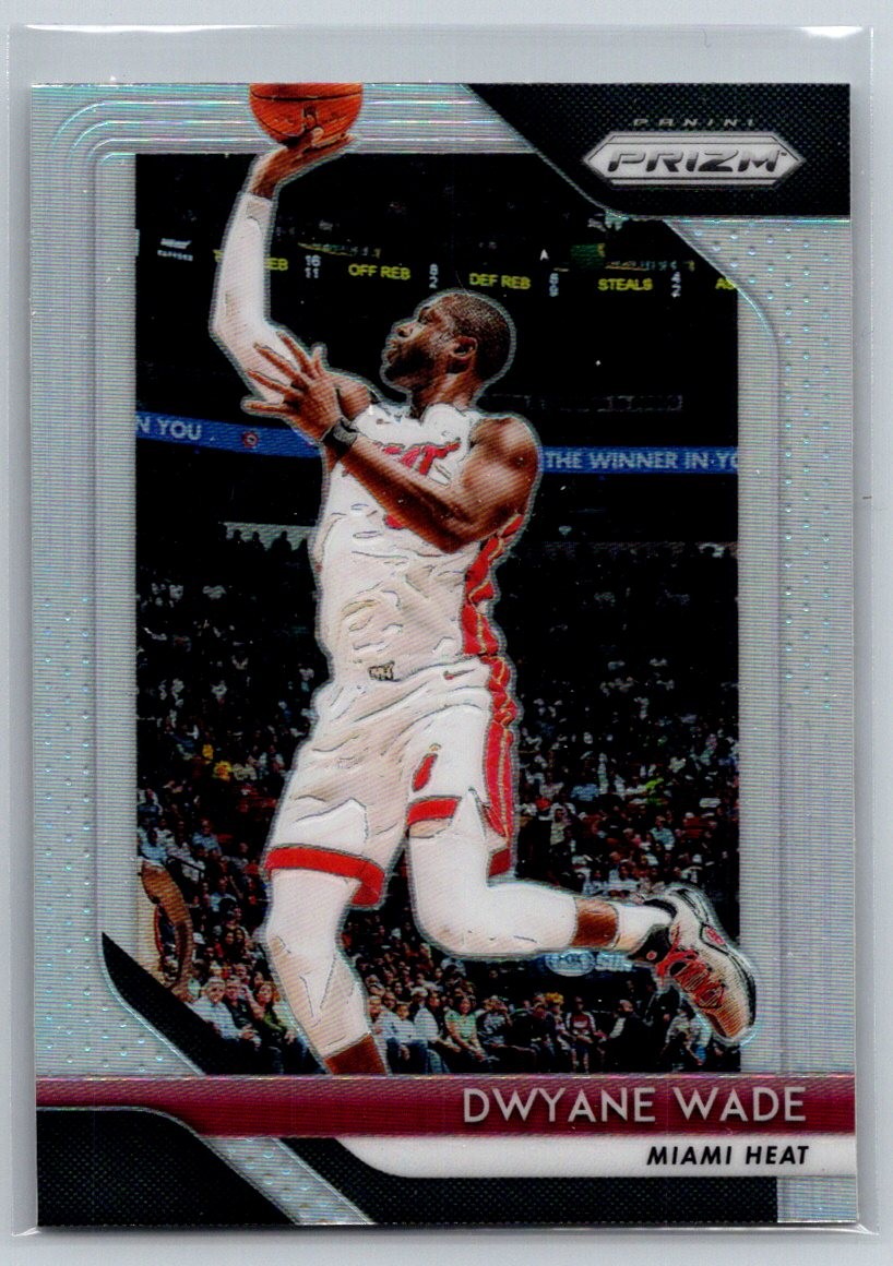 2018-19 Panini Prizm #206 Dwyane Wade Prizms Silver