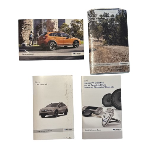2015 Subaru Crosstrek XV Owners Manual - Picture 4 of 4