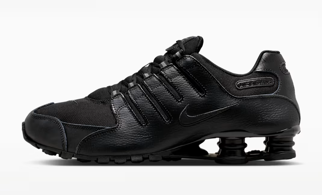 Nike Shox ブラックレザーシューズ 未使用 NEW Nike Shox NZ 'Black/Black/Black' | Men Sizes 7 - 15 | IQ8263