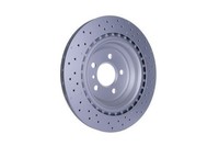 Hella Bremsscheiben Set Hinten 55545PRO_HC FüR MERCEDES-BENZ M-KLASSE Oem