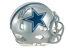 Rico Dowdle Signed Dallas Cowboys Speed Mini Football Helmet (JSA)