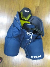 CCM Tacks 5092 Ice Hockey Pants Navy Blue Size S/P Waist 28-32" Goalie