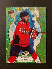 Garrett Pilon 2021-22 Upper Deck Ice Hockey Green Parallel #128 Rookie