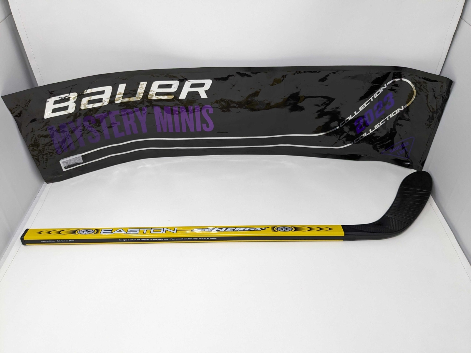Bauer Mystery Mini Hockey Sticks 2023 LEFT Handed OPENED Easton