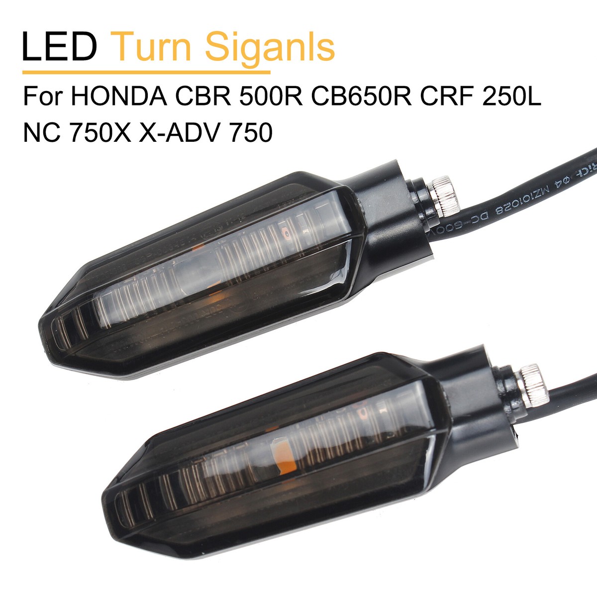 LED Turn Signals For HONDA CBR 500R CBR 650R CRF1000 CB 500X NC