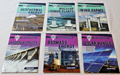 Powered Up: A STEM Approach To Energy Sources 6 Book Set By Rosen Publishing New