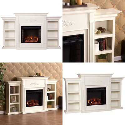 Southern Enterprises Tennyson Electric Fireplace Brand New Item