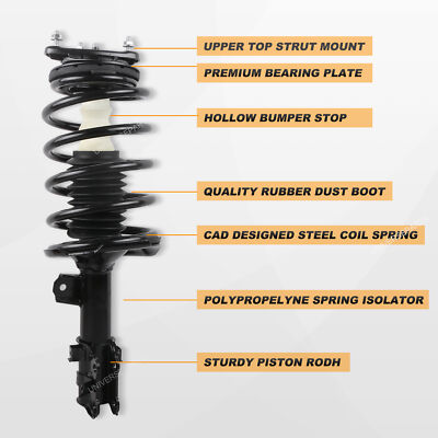 Pair Front Complete Strut Assemblies For 2000-2004 Subaru Outback AWD - Ultimatecar