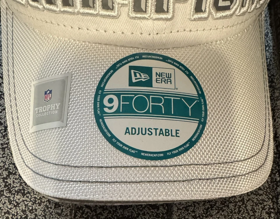 New England Patriots New Era Super Bowl XLIX Champions Sombrero Blanco OSFA NUEVO CON ETIQUETAS Foto 4 de 4