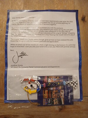 Disney Store Strong Cast Member Exclusive Key Collectible Key Letter Collectible