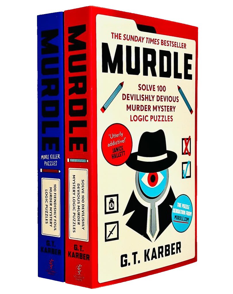 Murdle Puzzle Series 2 Books Collection by G T Karber Murdle More
