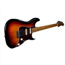 JET Guitars JS 400 SB HSS Basswood Body Electric Guitar with Roasted Maple Neck