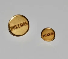 PULLMAN vintage railroad uniform buttons Superior