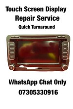 VOLKSWAGEN VW SCIROCCO 2016 2017 2018 MEDIA UNIT TOUCH SCREEN REPAIR SERVICE