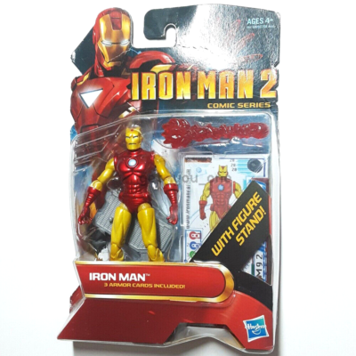 Hasbro Iron Man 2 Comic Series Classic Iron Man Action Figure 3.75
