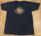 Navy Blue Fat Heads Brewery Juiced To Jupiter Tangerine IPA T Shirt L