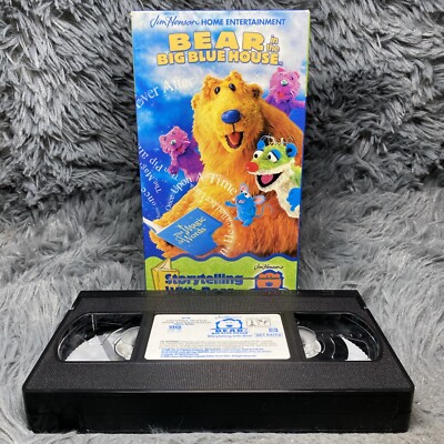 Bear in the Big Blue House - Storytelling With Bear VHS Tape 2001 Jim Henson