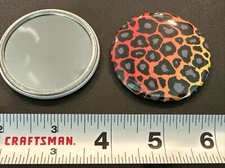 Portable Makeup Mini Pocket Round Purse Mirror Hot Leopard