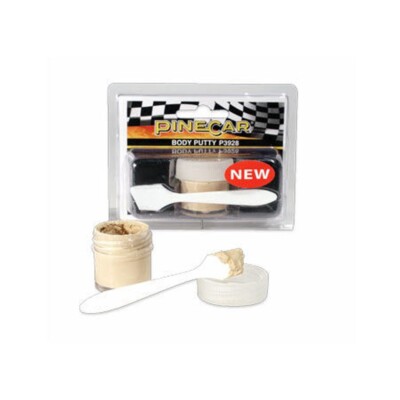 PINECAR BODY PUTTY & GLUE, PINE-PRO COPPER STRIPING TAPE COMBO Pack