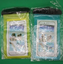 2 Pack Waterproof Phone Bag Pouch Underwater Cell Phone Case Cover Dry Bag