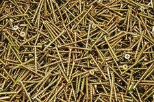 (3500) Phillips Bugle Head 8 x 2 Coarse Drywall Wood Screw - Yellow Zinc BULK